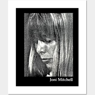 Joni Mitchell - Retro 1980s Style Fan Art Design Posters and Art